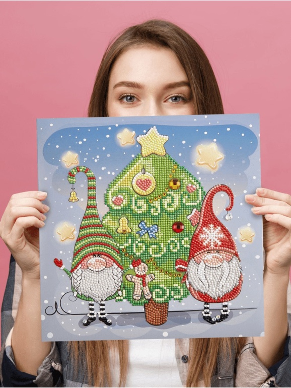 Diamond Dotz® Christmas Elves Diamond Dotting Kit-NWT